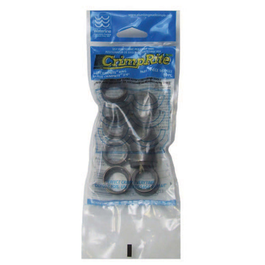 CrimpRite Rings - PEX - 3/4" - 10/Pack - Each