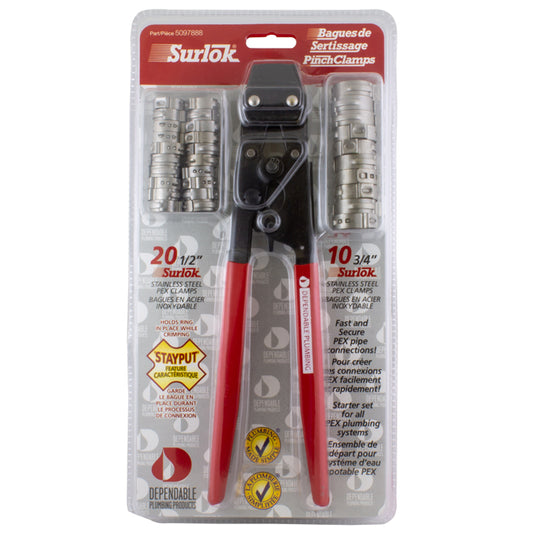 Waterline Pinch Tool Set 3/8-in-1-in - Each