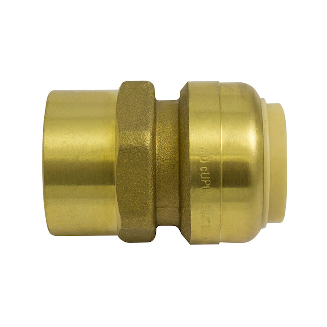 Waterline 3/4 in x 3/4 in Brass Quick Connect Adapter - Each