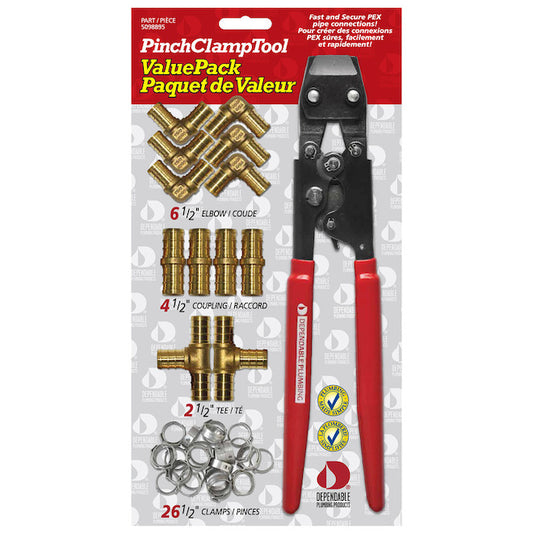 Dependable Tools 1-Pack Pinch Clamp Tool Set - Each