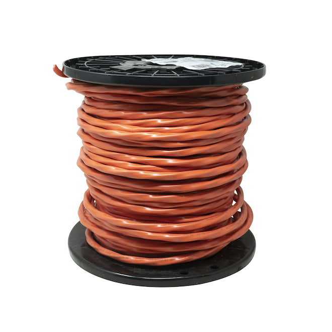 Southwire Romex Simpull Orange Jacketed NMD90 10 Gauge 3-Conductor Copper Electric Cable - 75-m Spool-Roll