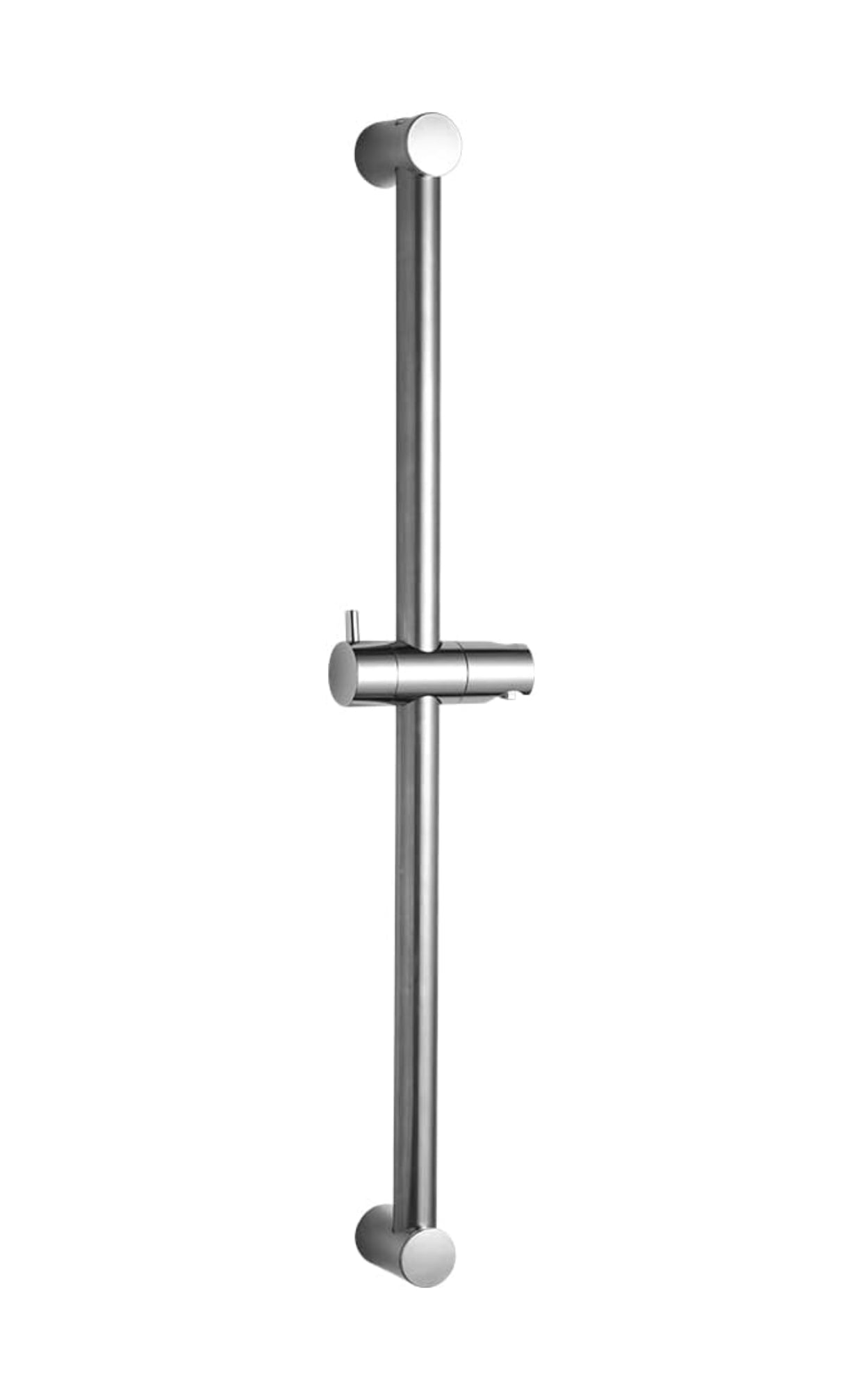 Round Single-Setting Slide Bar Adjustable Wall Mounted Chrome Finish