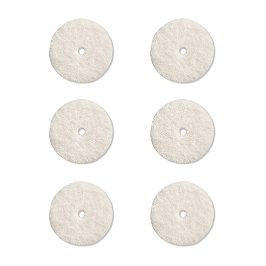 Dremel Polishing Wheels - Felt Cloth - 6 Per Pack - 1/2-in Dia - Each