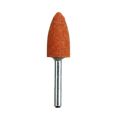 Dremel Aluminum Oxide Grinding Stone - 25/64-in Bit Dia x 1 19/32-in L - 1/8-in Round Shank - Each