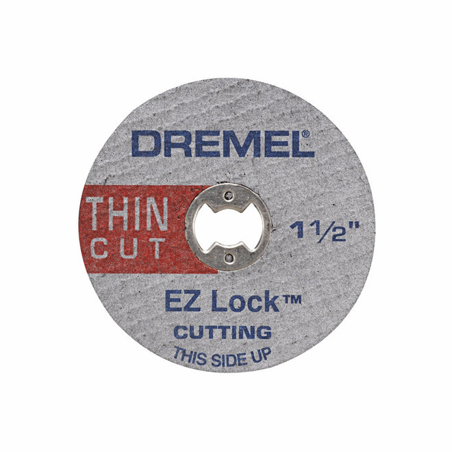 Dremel EZ Lock Metal Cut-Off Wheel - 1 1/2-in Dia x 1/8-in T - Lock-and-Load - 5 Per Pack - Pack