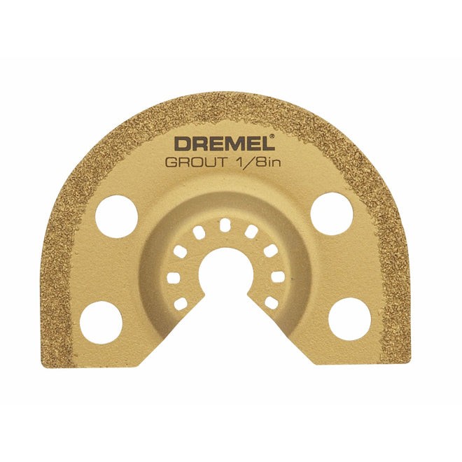 Dremel Oscillating Grout Removal Blade - 1/8-in W - Carbide - Gold - Each