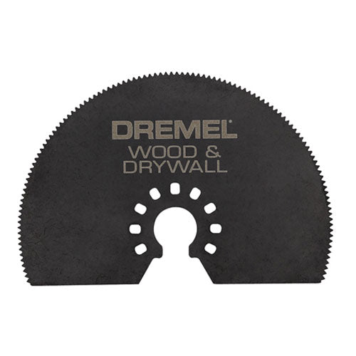 Dremel Half-Moon Multi-Max Oscillating Blade - 3-in W - High Speed Steel - 3 Per Pack - Pack