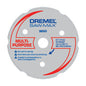 Dremel Saw-Max Wood and Plastic Cutting Wheel - 3-in dia x 1/8-in T - Carbide Grit - Multi-Material - Each