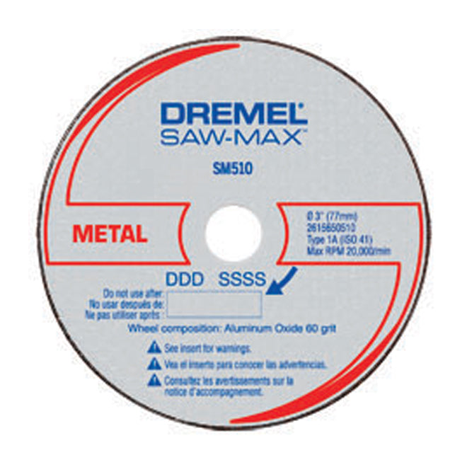 Dremel Metal Cut-Off Wheels - 3-in - Aluminum Oxide - Pack of 3 - Each