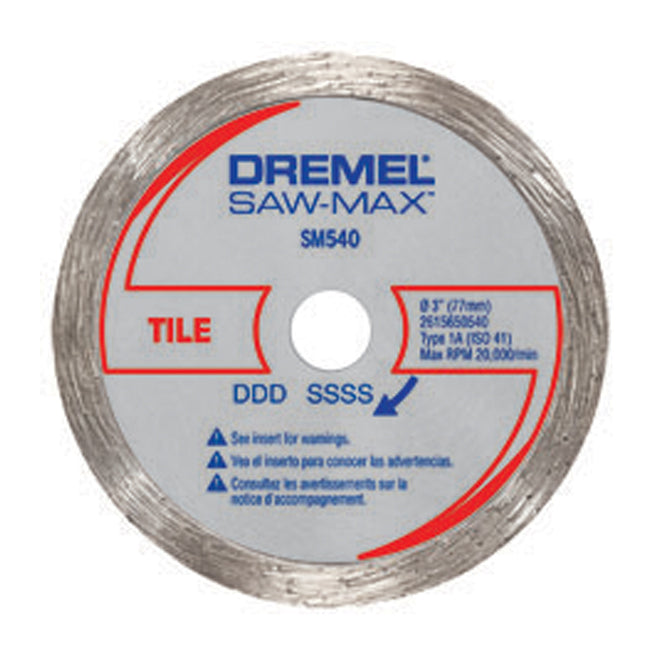 Dremel Tile Cut-Off Wheel - 3-in - 20,000 RPM - Each