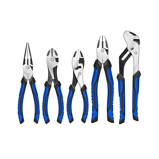 Kobalt Pliers Set - Steel 5 Pieces - Black and Blue - Each