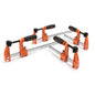 Jorgensen Bar Clamp 4-Piece Set - 2x 6-in - 2x 12-in - Each