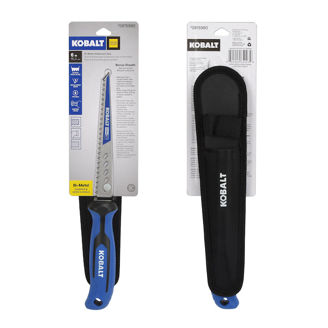 Kobalt 6-in Cross-Cutting Jab Saw Drywall, Wood or Plastic - Each