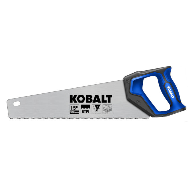 Kobalt 15-in Panel Saw Steel Blade and Bi-Material Handle - Each