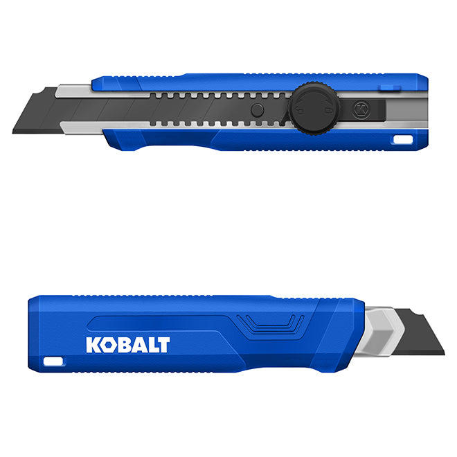 Kobalt 18-mm Snap-Blade Utility Knife - Steel/Plastic - Blue - Each