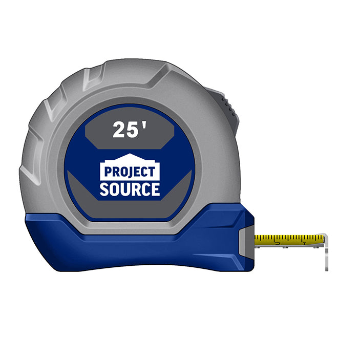 Project Source 25-ft long Imperial and Metric Tape Measure - Each