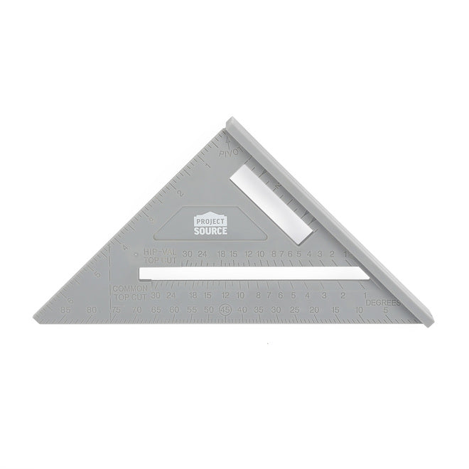 Project Source Square Rafter - 7-in - Plastic - Grey - Each