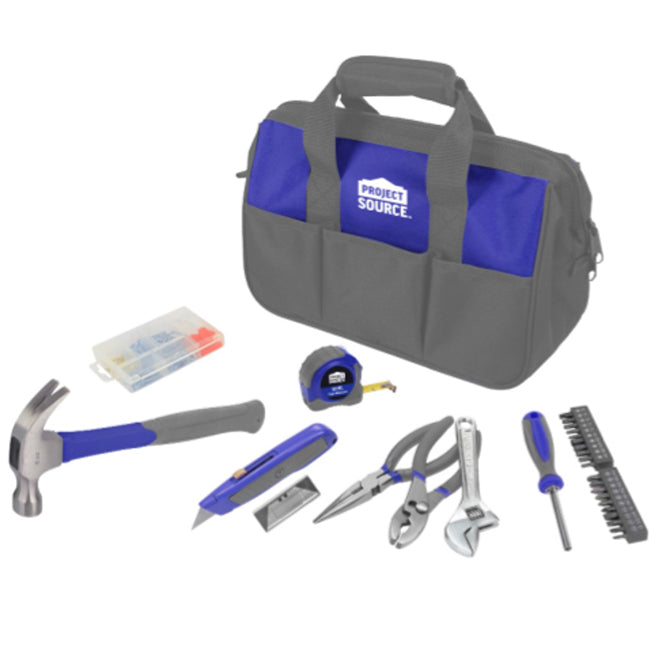 Project Source Tool Set - 137 Pieces - Soft Carrying Bag - Each