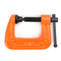 Pony 2600 1-in C-Clamp - Powder Coated Orange Finish - Each