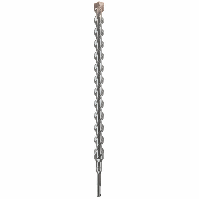 Bosch SDS-plus Bulldog Masonry Rotary Hammer Bit - 7/8-in Dia x 18-in L - Centric Tip - 4-Flute Design - Carbide-Tipped - Each