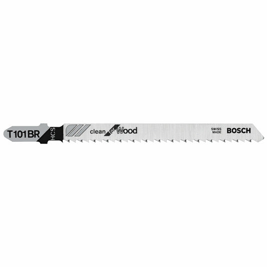 Bosch T-Shank Jigsaw Blades - 4-in - 10-TPI Reverse Pitch - Carbon Steel - 5 per Pack - Each