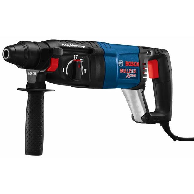 Bosch Bulldog Xtreme SDS-Plus Rotary Hammer Drill 8 A Variable-Speed Motor and Multi-Function Selector - Each