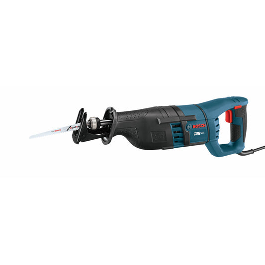 Bosch Corded Compact Reciprocating Saw - 12-Amp Motor - Keyless Clamp - Adjustable Shoe - Variable Speed - Each