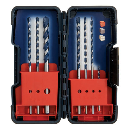 7-pc concrete drill bit set - Each