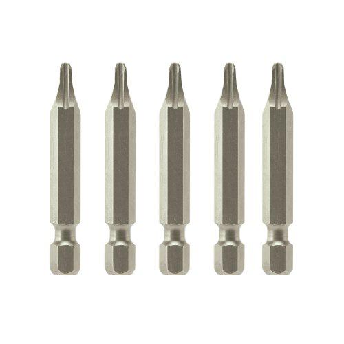 Bosch Phillips and Robertson P2R2 Screwdriver Power Bits - 2-in L x 1/4-in dia Hex Shank - Tempered Steel - 5 Per Pack - Each