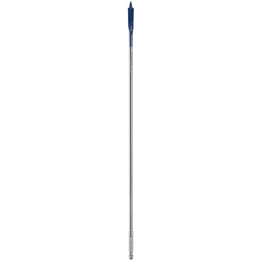 Bosch Daredevil Extended Length Spade Bit - 3/8-in dia x 16-in L - 1/4-in Hex Shank - Full Threaded Cone Tip - Each