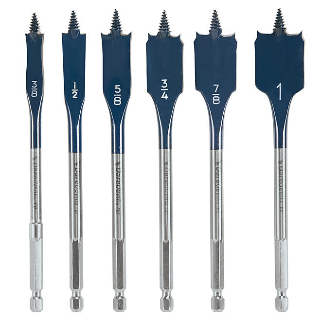 Daredevil Standard Spade Bit Set - 6 Pieces - Each