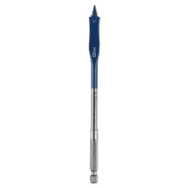 Bosch DareDevil Standard Spade Drill Bit - 6-in x 3/8-in - High Carbon Steel - Hex Shank - Each