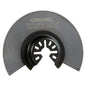 Dremel Multi-Max Flush Cutting Oscillating Blade - 3 7/16-in L x 3 7/16-in W x 1/32-in T - Bi-Metal - Quick Fit - Each