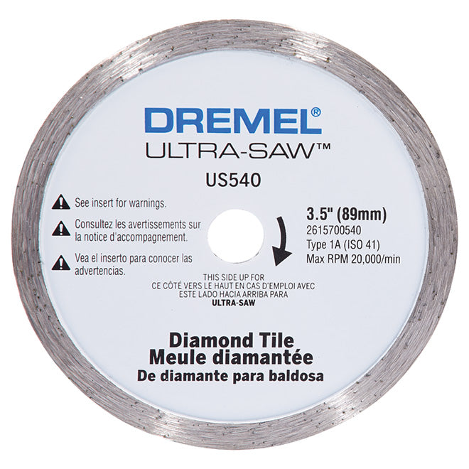 Dremel Ultra-Saw Diamond Tile Cut-Off Wheel - 50 Grit - 1 Per Pack - 3 1/2-in Dia - Each