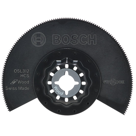 Bosch Starlock Oscillating Segmented Blade - High-Carbon Steel - 1 Per Pack - 3-in L x 3 1/2-in W - Each