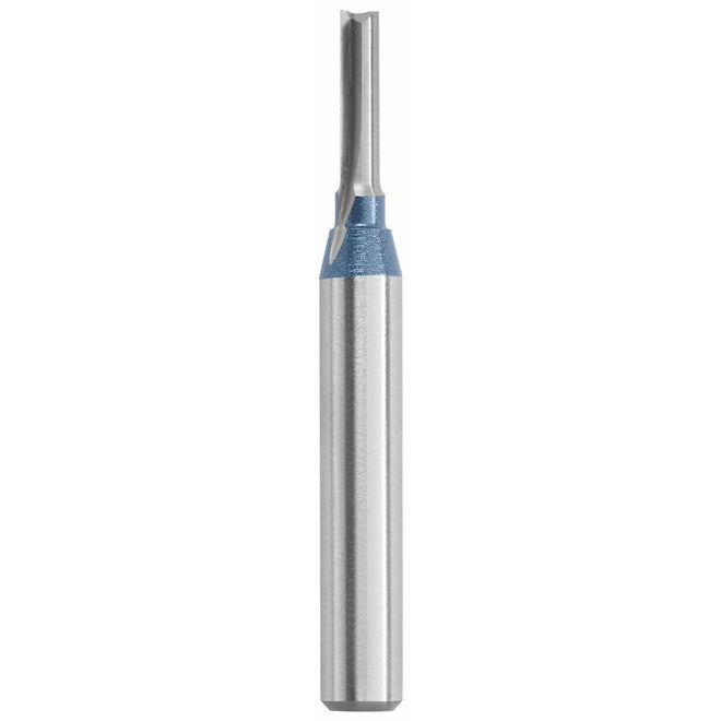 Bosch 1/8-in x 1/2-in Solid Carbide 2-Flute Straight Bit - Each