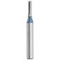 Bosch 1/8-in x 1/2-in Solid Carbide 2-Flute Straight Bit - Each