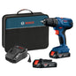 Bosch 18-Volt 1/2-in Cordless Drill with Batteries and Charger - 21-Clutch Setting - Built-In LED Light - Variable Speed - Each