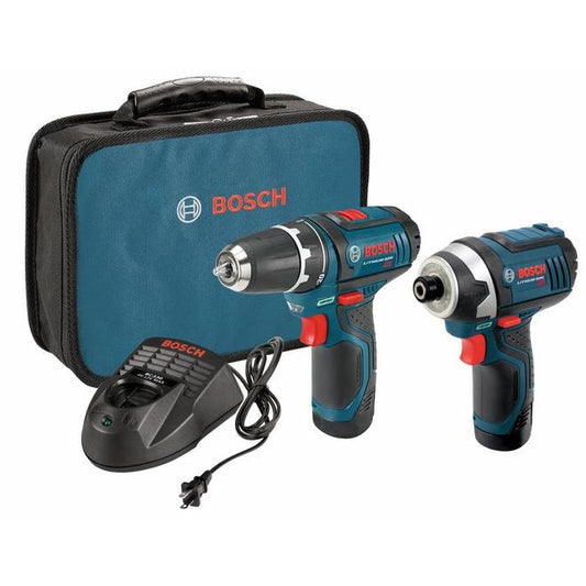 Bosch 12-Volt 2-Tool Power Tool Combo Kit with Soft Case (2-Batteries Included and Charger Included) - Each