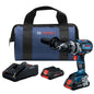 Cordless Hammer Drill Kit - 1/2" - 18 V Lithium-Ion - Each