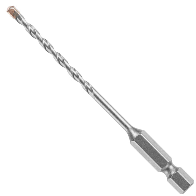 Bosch Impact Tough Masonry Drill Bit - 3-in L - Carbide Tip - Hex Shank - 1/8-in Dia - Each