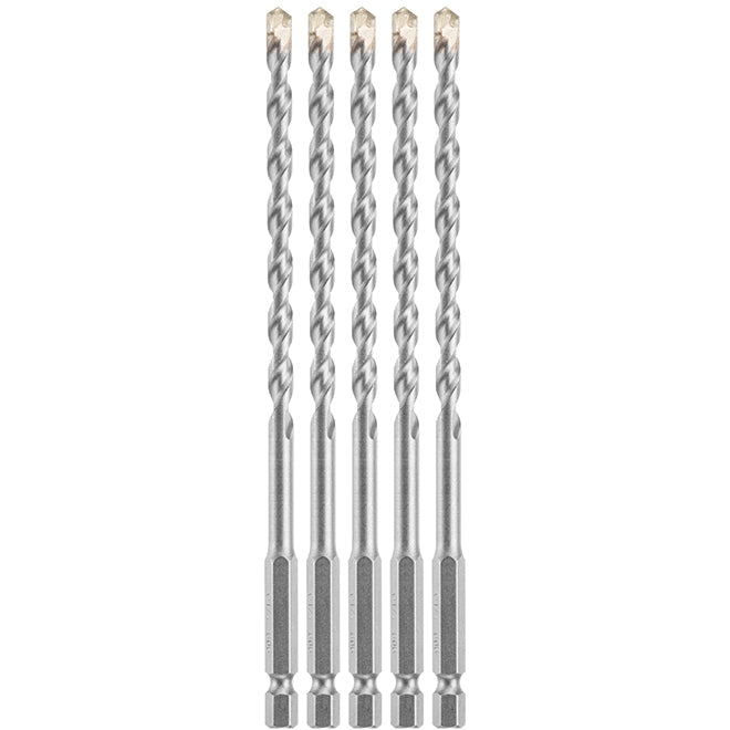 Bosch Impact Tough Masonry Drill Bit - High-speed Steel - Carbide Tip - 6-in L x 1/4-in Dia - Each