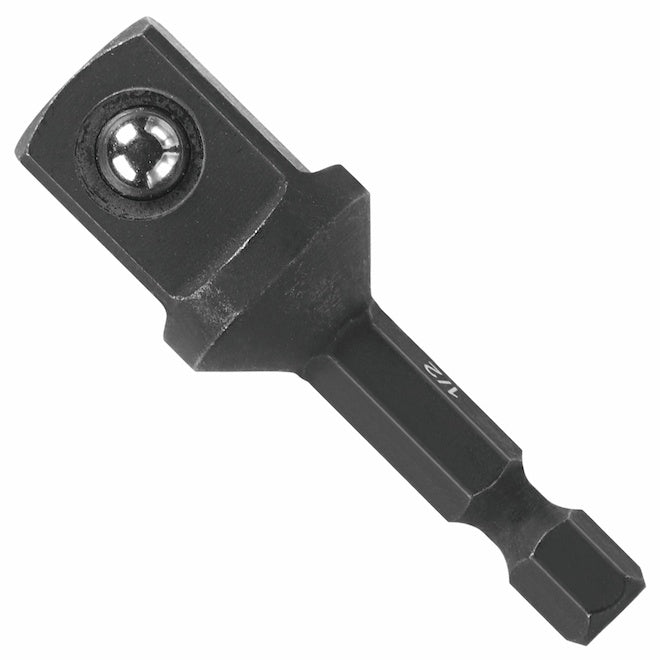 Bosch Impact Drill/Driver Steel Socket Adapter - 1/4 x 1/2-in - Hex Shank - Each