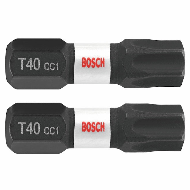 Bosch Steel T40 Torx 1-in Impact Driver 2-BIt Set - Hex Shank - Each