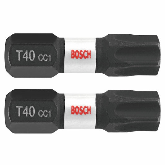 Bosch Steel T40 Torx 1-in Impact Driver 2-BIt Set - Hex Shank - Each