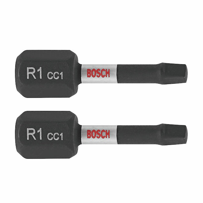 Bosch Steel Impact Driver #1 1-in Square 2-Bit Set - Hex Shank - Each