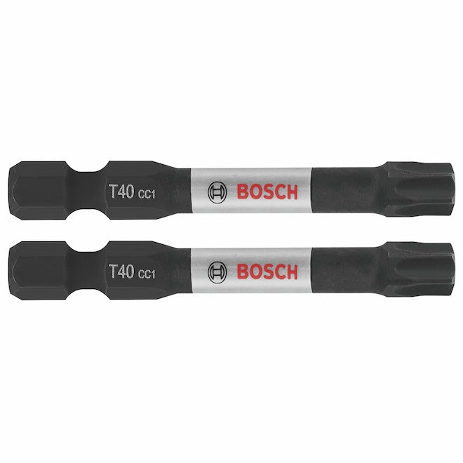 Bosch Impact Drill/Driver 2-in Steel Torx #40 Bit Set - Hex Shank - 2 Pieces - Each