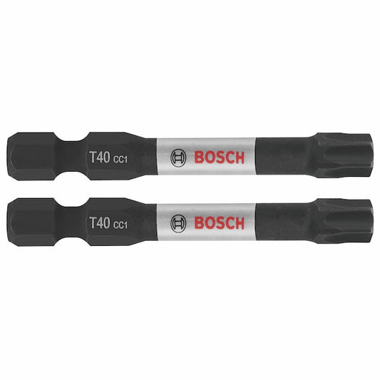 Bosch Impact Drill/Driver 2-in Steel Torx #40 Bit Set - Hex Shank - 2 Pieces - Each