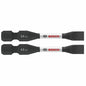 Bosch Impact Rotative Tools 2-in Steel #6-#8 Flat Blade Screwdriver Bits - Hex Shank - 2 PCS - Each