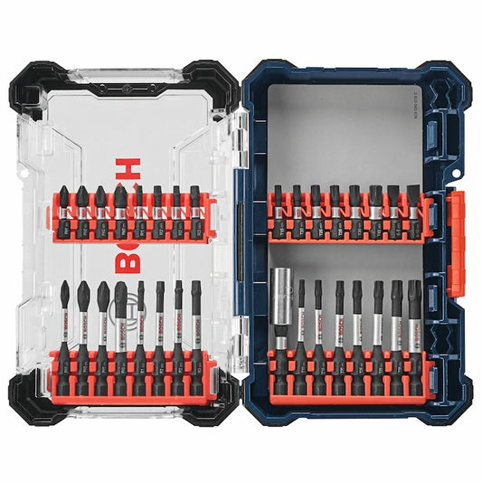 Bosch Steel Impact Driver Bit Set - 32 Pieces - Case - Each